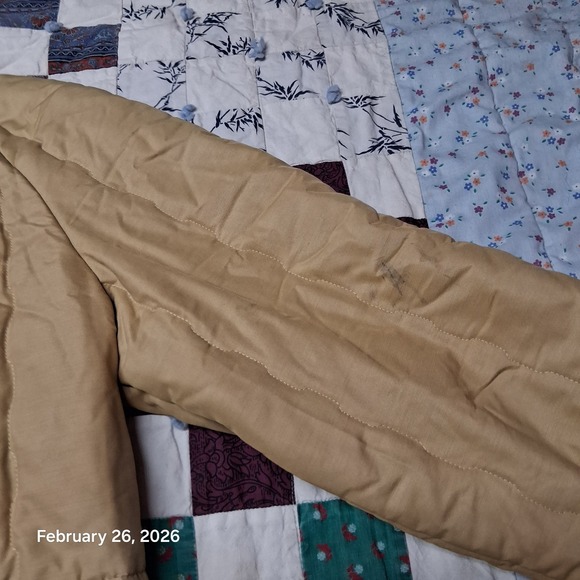 Vintage White Bear St Paul Jacket Women Medium Brown Snap Hooded Winter Coat - Picture 3 of 13